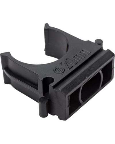 Крепеж-клипса для трубы ø 20 мм, черная (100 шт./уп.) Rexant (28-0120-3) в Орле Держатели, клипсы, скобы Pintop.ru