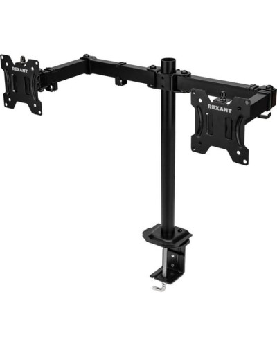 Кронштейн для двух мониторов 13-32, одно колено настольный, серия офис REXANT 38-0356 в Орле Системы видеонаблюдения Pintop.ru
