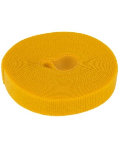 Лента-липучка многоразовая 5 м х 20мм, желтая (1 шт/уп) REXANT 07-7522 в Орле Монтажные материалы Pintop.ru