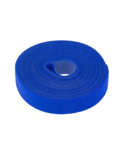 Лента-липучка многоразовая 5 м х 20мм, синяя (1 шт/уп) REXANT 07-7525 в Орле Монтажные материалы Pintop.ru