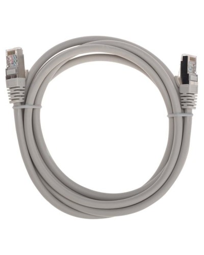 Патч-корд S/FTP, CAT 6A (10G), RJ45-RJ45, 28AWG, LSZH, серый, 2м REXANT 02-0390-2 в Орле Патчкорды (медные) Pintop.ru