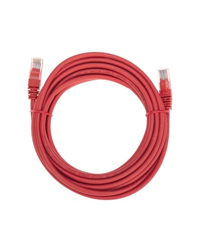 Патч-корд U/UTP, CAT 5e, RJ45-RJ45, 26AWG, LSZH, красный, 5м REXANT 02-0103-5 в Орле Патчкорды (медные) Pintop.ru