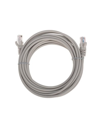 Патч-корд U/UTP, CAT 5e, RJ45-RJ45, 26AWG, LSZH, серый, 5м REXANT 02-0100-5 в Орле Патчкорды (медные) Pintop.ru