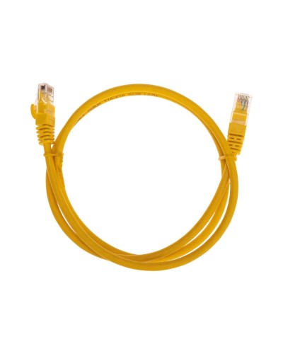 Патч-корд U/UTP, CAT 6, RJ45-RJ45, 26AWG, LSZH, желтый, 1м REXANT 02-0295-1 в Орле Патчкорды (медные) Pintop.ru