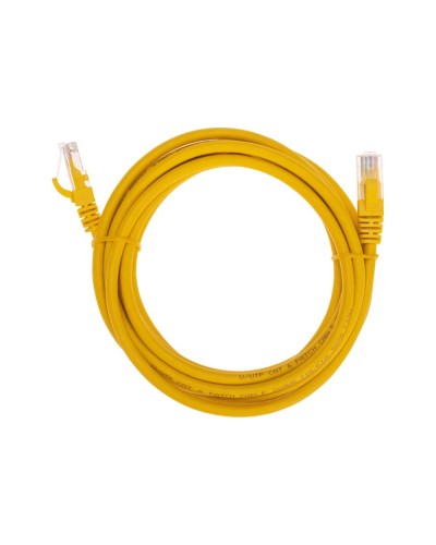Патч-корд U/UTP, CAT 6, RJ45-RJ45, 26AWG, LSZH, желтый, 3м REXANT 02-0295-3 в Орле Патчкорды (медные) Pintop.ru