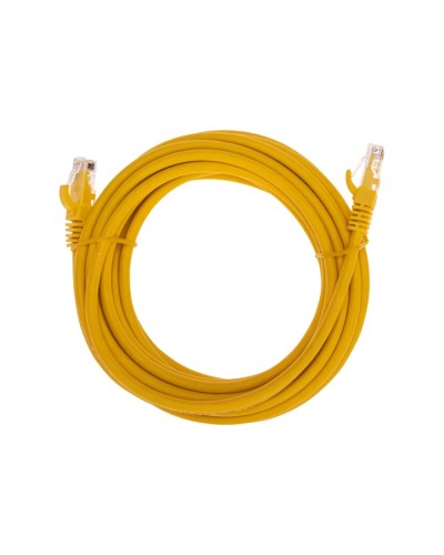 Патч-корд U/UTP, CAT 6, RJ45-RJ45, 26AWG, LSZH, желтый, 5м REXANT 02-0295-5 в Орле Патчкорды (медные) Pintop.ru