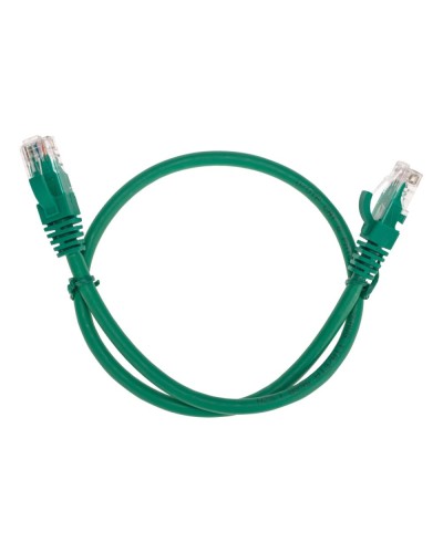Патч-корд U/UTP, CAT 6, RJ45-RJ45, 26AWG, LSZH, зеленый, 0,5м REXANT 02-0296-05 в Орле Патчкорды (медные) Pintop.ru