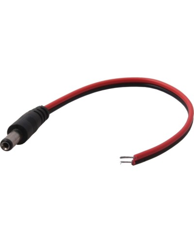 Разъем питания DC штекер 2,5х5,5мм с проводом 20 см REXANT 14-0324 в Орле Коннекторы и разъемы Pintop.ru