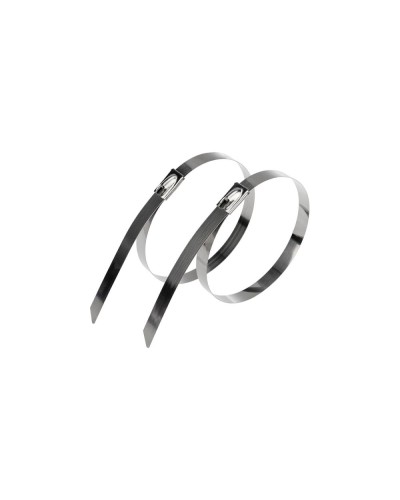 Стяжка кабельная стальная (304) 400x4,6мм (50 шт/уп) REXANT (07-0408) в Орле Стяжки-хомуты Pintop.ru