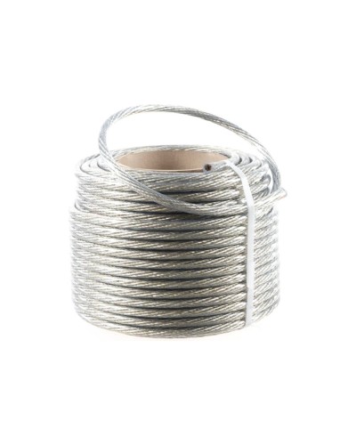 Трос стальной в ПВХ изоляции d=10.0 мм, катушка 50 метров REXANT (09-5300) в Орле Крепежные изделия Pintop.ru