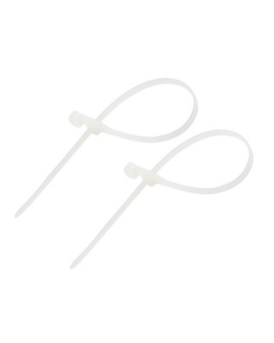 Хомут-стяжка нейлоновый под винт 3.6х150 мм белый (100шт/уп) REXANT 07-0154 в Орле Стяжки-хомуты Pintop.ru