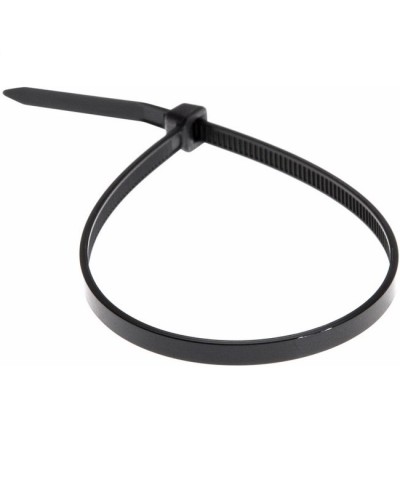 Хомут-стяжка нейлоновый 4х300 мм чёрный (100шт/уп) REXANT 07-0301 в Орле Стяжки-хомуты Pintop.ru