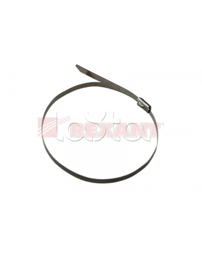 Хомут-стяжка металлический 4.6х520 мм (50шт/уп) REXANT 07-0528 в Орле Стяжки-хомуты Pintop.ru