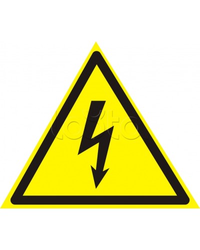 Знак электробезопасности Опасность поражения электротоком 100x100 (5шт/уп) REXANT 56-0005 в Орле Дополнительное оборудование для ОПС Pintop.ru