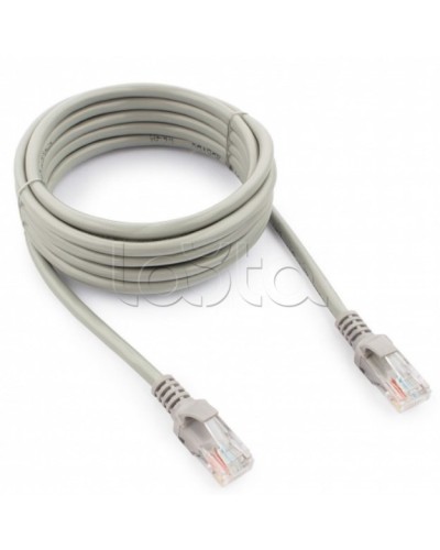 Коммутационный шнур категории, 5e U/UTP , 4х2х(7х0,21), LSZH, 1м, серый SPL (500078) в Орле Патч-корды и пигтейлы Pintop.ru