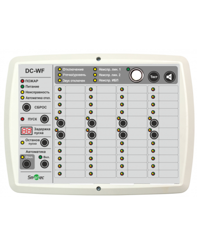 Блок индикации и управления Smartec DC-WF в Орле Адресная система охранно-пожарной радиоканальной сигнализации Smartec Pintop.ru