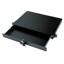 Полка под клавиатуру, выдвижная 1U TLK TLK-KB1-BK