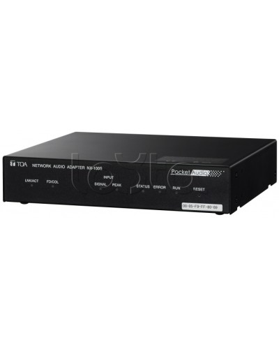 Шлюз передачи аудио, управляющих сигналов через сеть TOA NX-100S W в Орле Системы оповещения и трансляции TOA Pintop.ru