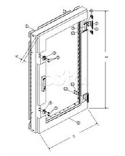 Дверь передняя плексигласовая TOA PGD-22 в Орле Системы оповещения и трансляции TOA Pintop.ru