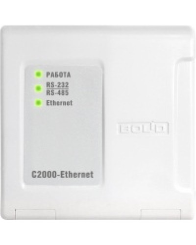 Преобразователь интерфейсов RS-485/RS-232 В Ethernet Болид C2000-Ethernet в Орле Охранно-пожарное оборудование Pintop.ru