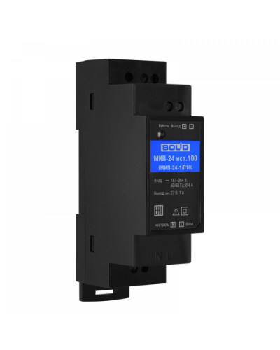 Модуль источника питания Болид МИП-24 исп.100 (МИП-24-1/П10) в Орле Охранно-пожарное оборудование Pintop.ru