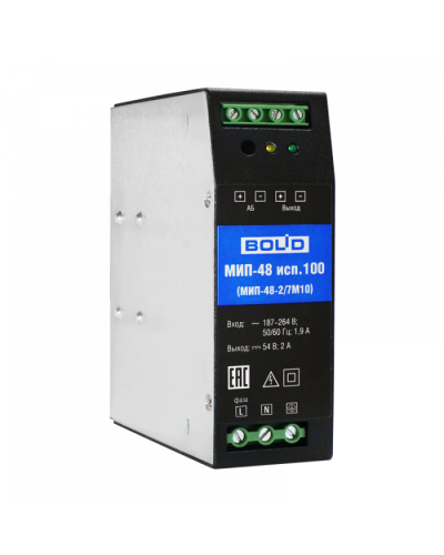 Модуль источника питания Болид МИП-48 исп.100 (МИП-48-2/7М10) в Орле Охранно-пожарное оборудование Pintop.ru