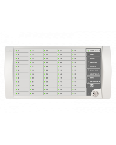 Блок индикации Болид С2000-БИ исп.02(2хRS485) в Орле Охранно-пожарное оборудование Pintop.ru