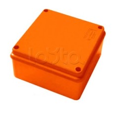 Коробка огнестойкая 100х100х55, 5P, (0,15-2,5мм2), без галогена Экопласт 42057HF