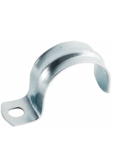 Скоба оцинк. с одним отверстием, для трубы D32мм (100 шт/уп) Экопласт (43732) - Скоба оцинкованная с одним отверстием, для трубы D32мм Экопласт в Орле Держатели, клипсы, скобы Pintop.ru