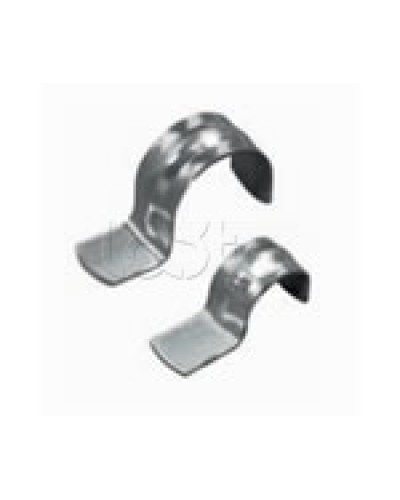 Скоба оцинкованная однолапковая без монтажного отверстия, для трубы D50мм (1уп = 50шт) Экопласт (43751) в Орле Держатели, клипсы, скобы Pintop.ru