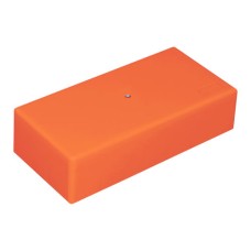 Коробка огн. с глад. стенками,без галогена, IP41, 10P, (1,5-4мм2) (оранж) ОКЛ Экопласт (46133HF)