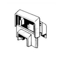 Переходник для коробки SMP, SM, SD к мини-каналу 20x12,5 Экопласт 72925