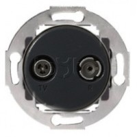 Механизм розетки TV+FM проходной Vintage (885300-1)