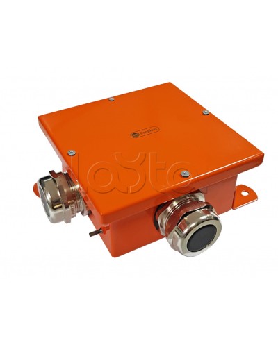 Экопласт SMB165 Коробка металл, огн. E-110,о/п 164х164х65, IP66, 5P, (0,15-2,5 мм2), оранж. в Орле Распределительные коробки Pintop.ru