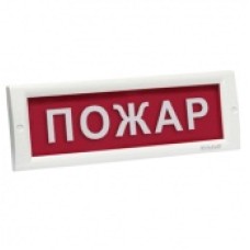 Табло светозвуковое Электротехника и Автоматика КРИСТАЛЛ-24-К "Пожар"