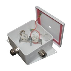 Коробка монтажная огнестойкая Гефест КМ-О (8к*10,0)-IP66-120х120, два ввода