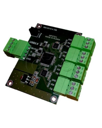 Конвертер USB/RS-232 ИНФОТЕХ AVT-USB/4RS232 в Орле Дополнительное оборудование для ОПС Pintop.ru