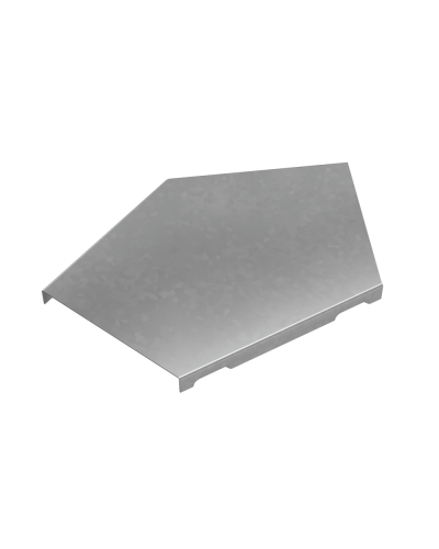 Крышка горизонтального угла 45 гр. 100 мм ПЛЮС HD85 КМ-профиль (KGLplus45-100 HD85) в Орле Аксессуары для лотков Pintop.ru