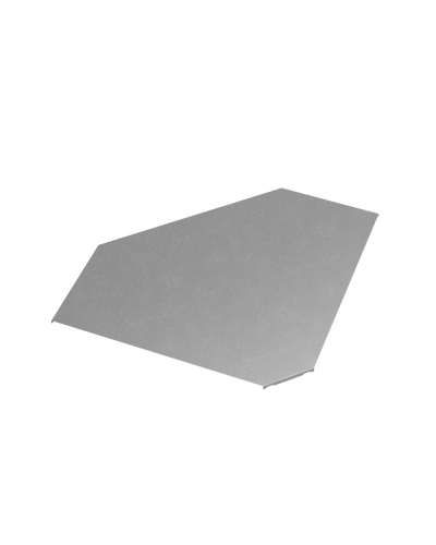 Крышка горизонтального угла 90 гр. 600 мм ПЛЮС INOX304 КМ-Профиль (KGLplus90-600 INOX304) в Орле Аксессуары для лотков Pintop.ru