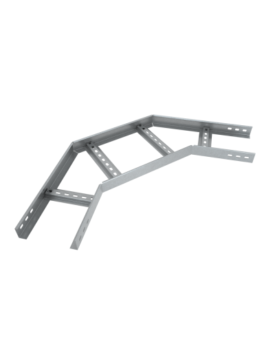 Угол лестничный горизонтальный 90 гр. 70х100х1,5 мм КМ-Профиль (LGL90-70-100-1.5) в Орле Аксессуары для лотков Pintop.ru