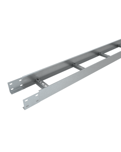 Лоток лестничный 80х600х1,2 L2000 мм Быстрый монтаж HD85 КМ-профиль (LLS80-600-1.2-2000 HD85) в Орле Кабельные лотки Pintop.ru