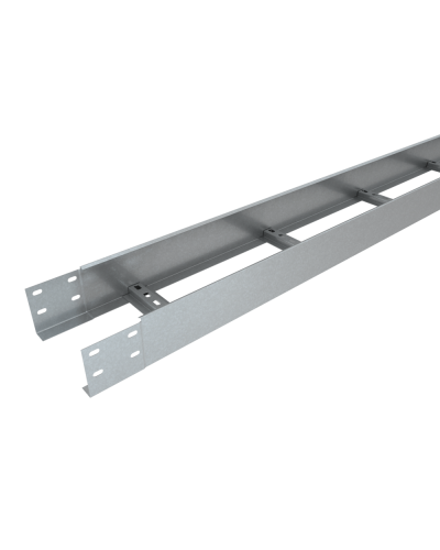 Лоток лестничный 100х500х1,2 L2500 мм Быстрый монтаж КМ-Профиль (LLS100-500-1.2-2500) в Орле Кабельные лотки Pintop.ru