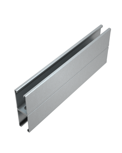 Страт-профиль двойной 41х72 L800 мм s:2,0 HD85 КМ-профиль (2STPS41-72-800 HD85) в Орле Аксессуары для лотков Pintop.ru