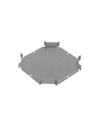 Х-разветвитель 80х400 мм ПЛЮС HD85 КМ-профиль (XDplus80-400 HD85) в Орле Аксессуары для лотков Pintop.ru