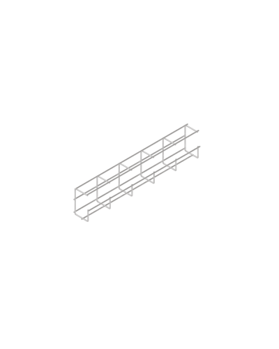 G-образный проволочный лоток 110х65 L3000 мм КМ-Профиль (PLG110-65-3000) в Орле Кабельные лотки Pintop.ru