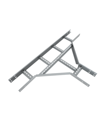 Т-отвод лестничный 80х400х1,5 мм Быстрый монтаж КМ-Профиль (LTDS80-400-1.5) в Орле Аксессуары для лотков Pintop.ru