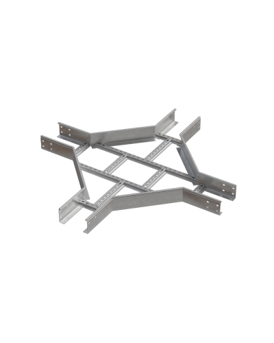 Х-разветвитель лестничный 100х100х1,5 мм N КМ-профиль (LXD100-100-1.5 N) в Орле Аксессуары для лотков Pintop.ru