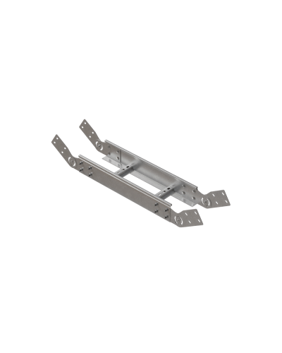 Вертикальный шарнирный угол 100х600х2,0 мм HD85 N КМ-профиль (LSHL100-600-2.0 HD85 N) в Орле Аксессуары для лотков Pintop.ru