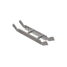 Вертикальный шарнирный угол 100х200х1,2 мм HD85 N КМ-профиль (LSHL100-200-1.2 HD85 N)