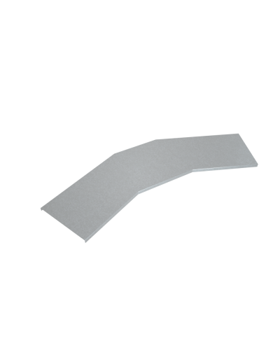 Крышка лестничного горизонтального угла 45 гр. 600 мм INOX304 КМ-Профиль (KLGL45-600 INOX304) в Орле Аксессуары для лотков Pintop.ru